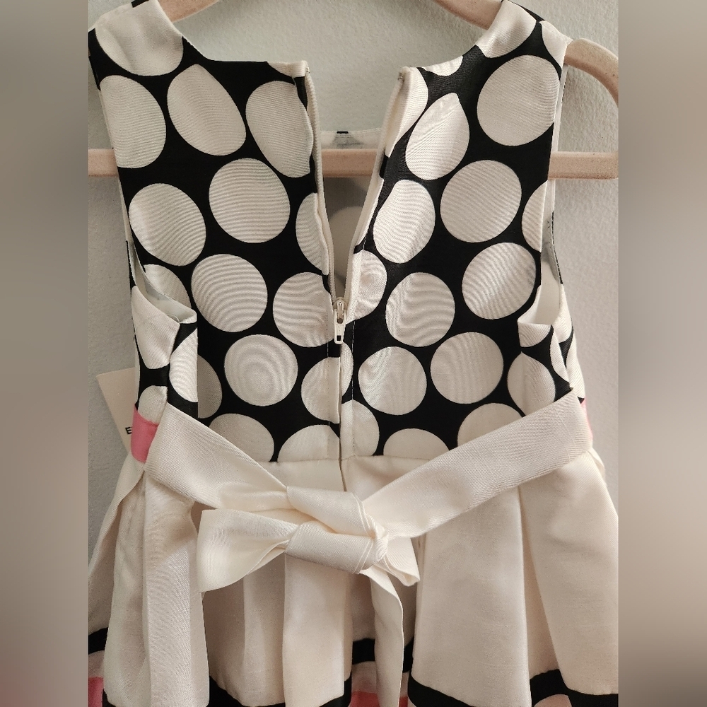 Rare Editions Polka Dot and Striped Girl's Dress; Size 3T, NWT - Picture 7 of 7